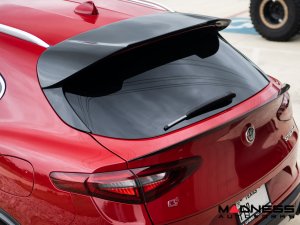 Alfa Romeo Stelvio Rear Spoiler - Carbon Fiber - Mid Spoiler Alfa Romeo Stelvio Rear Spoiler - Carbon Fiber - Mid Spoiler